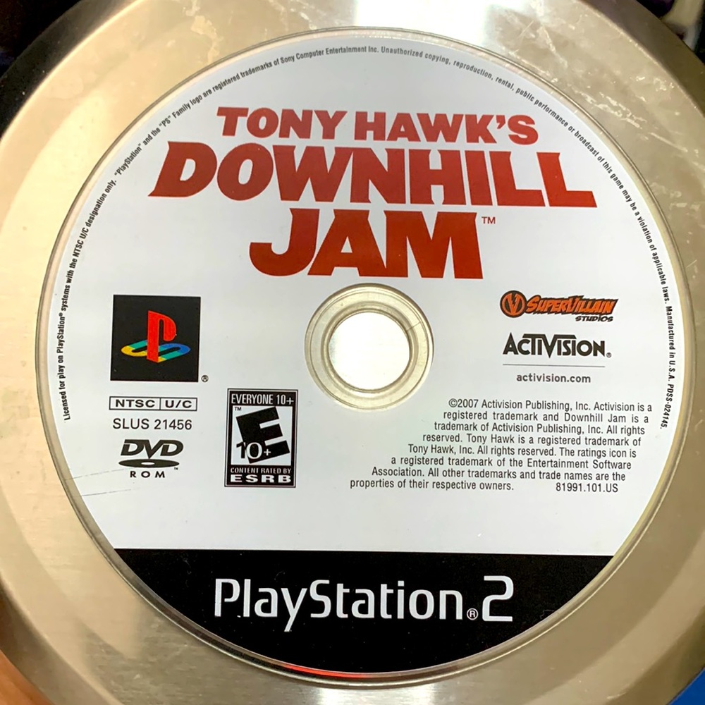 Ps2 tony hawk game